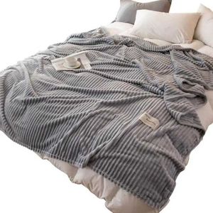 Couvertures 32 Vente chaude de haute qualité de haute qualité 200x230 cm Blanche à plaid de marque super soft lancers Cover sur le lit pour lit d'hiver