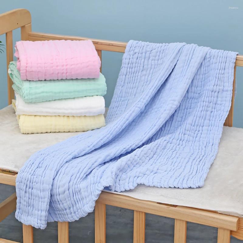 Dekens 6 Lagen Bamboe Katoenen Baby Ontvangende Deken Baby Kinderen Inbakeren Wrap Slapen Warm Quilt Bed Cover