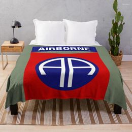 Couvertures 82nd Airborne Division (US Army) Jetez une couverture décorative lourde