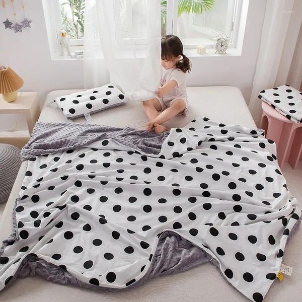 Couvertures 9 modèles 3 tailles climatiseur chambre né bébé enfants couverture emmailloter enfants couette apaiser coton pour lits