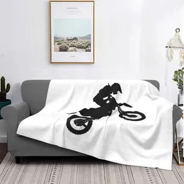 Dekens avontuur met motorboren topkwaliteit comfortabele bedbank zachte deken motorfiets fietser cool fiets grappige racing retro