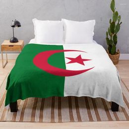 Couvertures Drapeau de l'Algérie Plaid