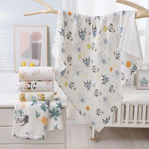 Couvertures toute la saison Baby Swaddle Wrap couverture née Soft Bath Toule Coton Musline Multi Designs Fonctions