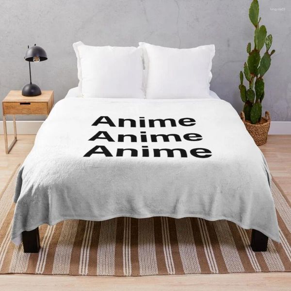 Mantas Anime - Aficiones Camisas Pegatinas Dibujos animados Ropa de cama asiática Manta ponderada