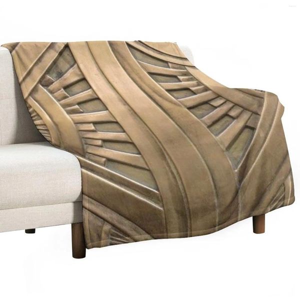 MANUNTAS Art Deco Vintage elegante elegante 1920 ERA BRONZE HERMOSA THE GRAN Gatsby Throw Manque Sofa