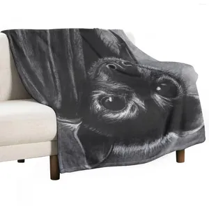 Couvertures bébé Bat Blander Blanket Luxury Designer Bed Thermals à la mode pour le plaid de voyage