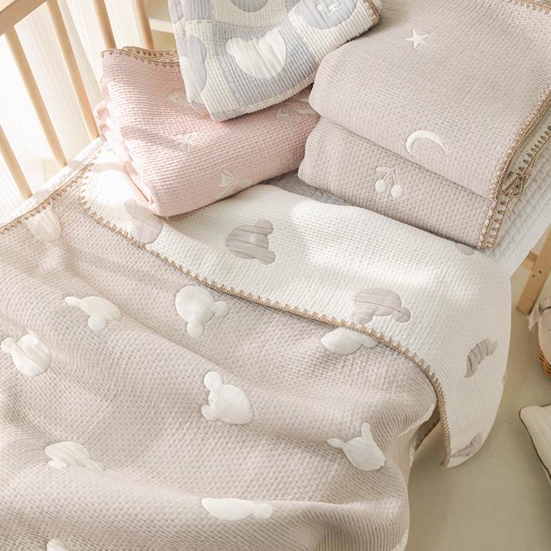 Couvertures Couverture de bébé Born Quilt Été Cool Printemps et sieste pour enfants Quatre saisons