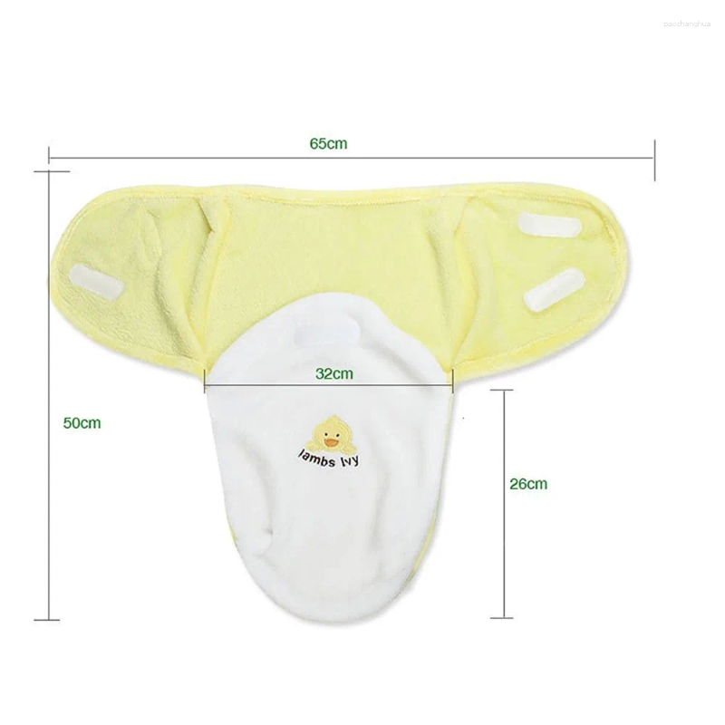 Filtar baby filt födda flanell kuvert för mjuk svängande sömnsäck sovväska swaddle bl03