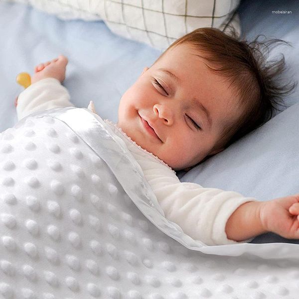Couvertures bébé coton couette couverture doux né dormir poupées enfants mode sommeil jouet apaiser apaiser serviette bavoirs