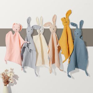 Dekens Baby Katoenen Gaas Trooster Deken Zacht Geboren Slapen Poppen Kids Fashion Slaap Speelgoed Kalmeren Sussen Handdoek Slabbetjes Mousseline