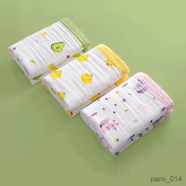 Couvertures bébé mignon couverture coton printemps été nouveau-né doux tour de bain Swaddle couverture lingettes