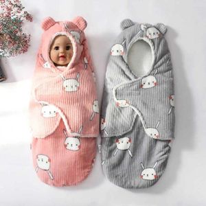 Dekens Babyslaapzak Borns Sleepsacks Deken voor Herfst Winter Buitenslaap Anti-schrik Inbakerdoek Schattig