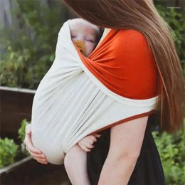 Mantas Baby Sling Algodón Portador elástico suave Infante Niño Fácil de usar Mamá's Bonding Comforte para nacido