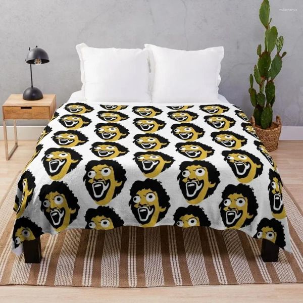 Couvertures banane homme (Hall Tally) Blanket lin linge de lit de luxe décorative