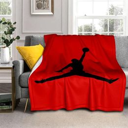 Dekens basketbal creatief op maat gemaakte manta sofa bedklep zacht en harige deken geplaid warm flanel gooi fans cadeau