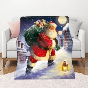 Dekens Beddeken Slaap Winter Warm houden Vrolijk kerstfeest Decoratieve bank Woonkamer Rust Film bekijken Hoes op het lichaam Grote dekens 230904