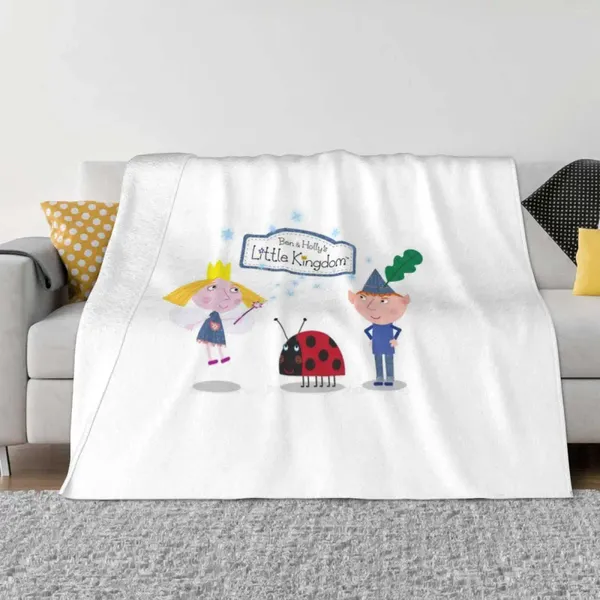 Couvertures Ben et Holly Toutes tailles Couverture molle couverture Home Decor Liberon dessin animé Migne Children Children Fairy Magical TV Show Girls