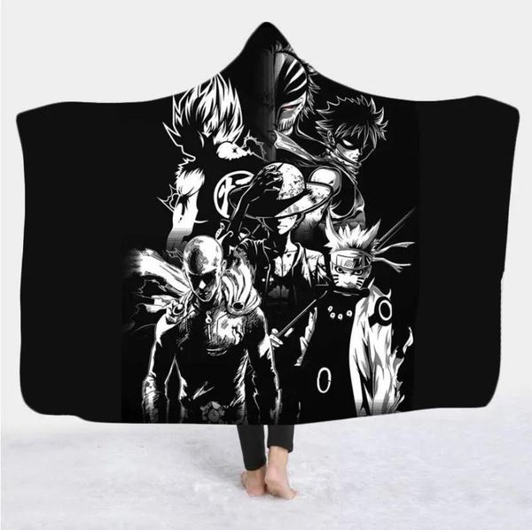 Couvertures couvertures anime one pièce peintures de dessins animés couvertures couvertures 3D imprimerie complète portable hommes adultes style femmes 021blankets couverturesblan