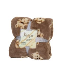 Couvertures Couvertures Designer Mignon Petit Ours Couverture De Grain Imitation Lapin Cristal Veet Nap Double Canapé Livraison Directe Dhkg2