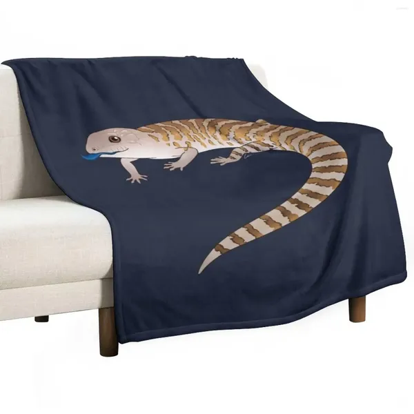 Couvertures Blue Tongue Skink Throwet Couverture Sofas décoratif canapé de courtepointe à la mode pour les bébés