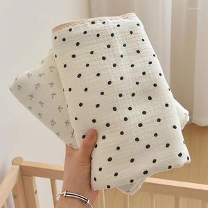 Dekens Geboren Baby Deken 100x120cm Mousseline Plaid kinderen Meisjes Badhanddoek Elinfant Pleinen Inbakeren Wrap Voor jongens