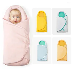 Couvertures née Baby Sleeping Sac Swaddle Wraps Infant SleepSacks Cotton Doft Quilt for Borns Products Smoulling 0-12 mois