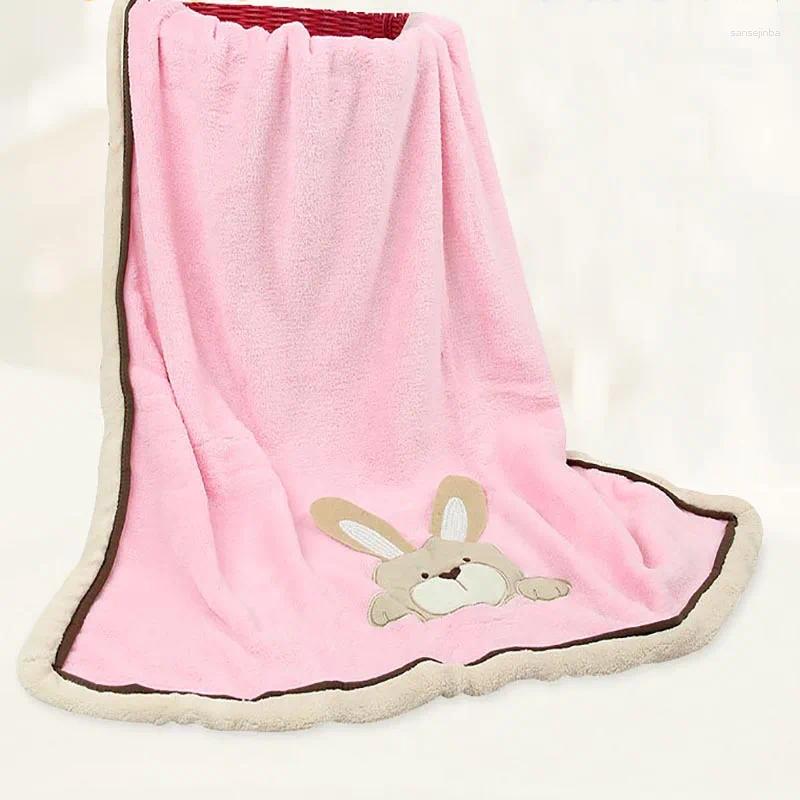 Coperte nata per passeggino per sonno copertura rosa lettiera per neonati pasquali fasciatura coperta per bambini di lusso per un pisolino estivo per bambini