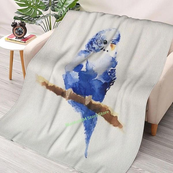 Couvertures Budgerigar Throw Couverture 3D Imprimé Canapé Chambre Décoratif Enfants Adulte Cadeau De Noël