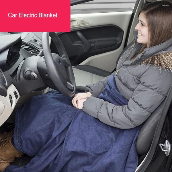 Couvertures Car 12V Chauffage couverture portable Portable Emergency Spreing Electric Warming Mat Corps Warmer Automotive Automobile Équipement d'extérieur