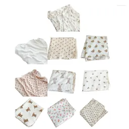 Couvertures Cartoo Print Baby-Swaddle Couverture Mousseline Swaddle Doux Couchage-Couvertures Livraison Directe