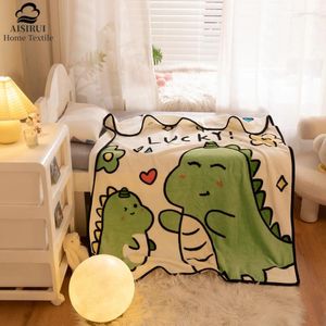 Couvertures dessin animées de flanelle imprimées pour le lit Sofa Girls Garçons Gift Gift Halloween Christmas Cover Super Soft King Size Decor