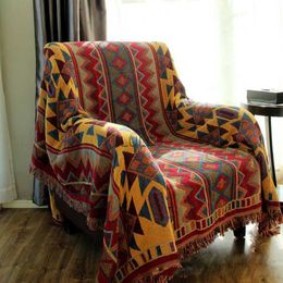 Couvertures CHAUSUB Plaid tricoté coton couverture bohême point housse de canapé pour salon Jacquard couverture décor à la maison couvre-lit sur le lit HKD230922