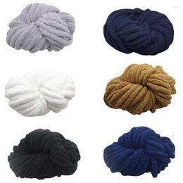 Couvertures Chunky Couverture Fil Fluffy Chenille Ligne Parfait pour le jet doux et le bras de bébé tricotant crochet bricolage projet d'artisanat