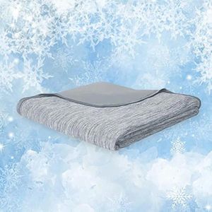 Couvertures couvertures de refroidissement pour les dormeurs Twin Size Cool Summer Lit léger avec un effet froid double face 200x230 cm