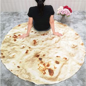 Dekens maïs tortilla deken pita lavash zachte gooi deken voor bed fleece sofa plaid pluche bedden spreads manta burrito koce 230320