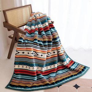 Couvertures cottebed Sherpa Boho Throws All Seasons Soft Cozy Cozy Counder Cover Sofa canapé salon Camping Travel (Bohemia 50x60)