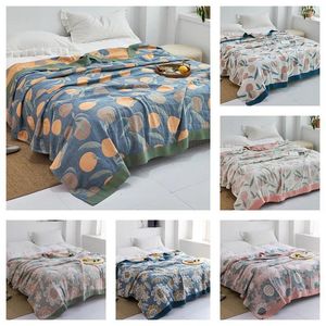 Couvertures en coton Double face, couverture de serviette de canapé tricotée, couverture de canapé, grand tapis de sol pour chambre à coucher et salon