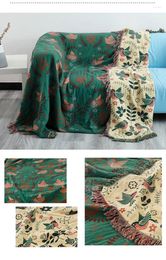 Couvertures de canapé de gaze coton couverture de couverture complète coussin de coussin serviette de couverture toute saison universelle