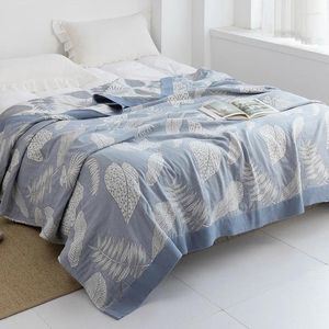 Couvertures en gaze de coton, serviette en mousseline, plaid doux pour adultes sur le lit, canapé, avion, couvre-lit de voyage, tapisserie