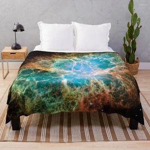 Couvertures Crab Nebula Throw Couverture la plus douce cadeau personnalisé sieste