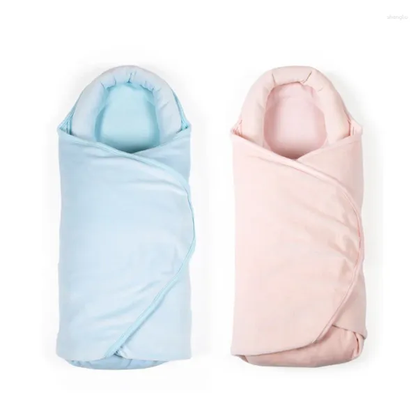 Couvertures mignons nés bébé garçons filles swaddle wrap serviette bébés fines couverture de courtepointe printemps et automne