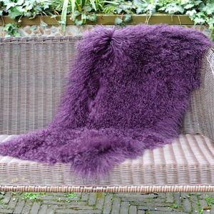 Couvertures CX-D-24K Tapis en peau de mouton doux Couverture de chaise Tapis de chambre Tapis chaud Tapis poilu Siège de fourrure Tapis Couverture