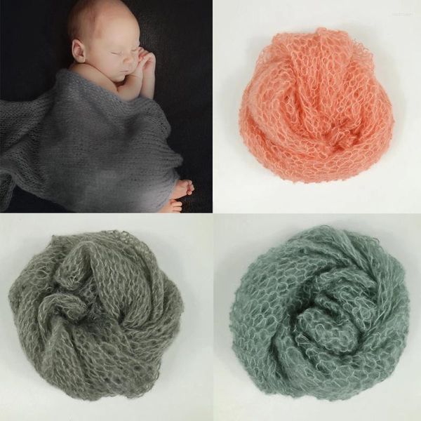 Couvertures dj 3pcs pack 60 cm soft mohair wraps nor