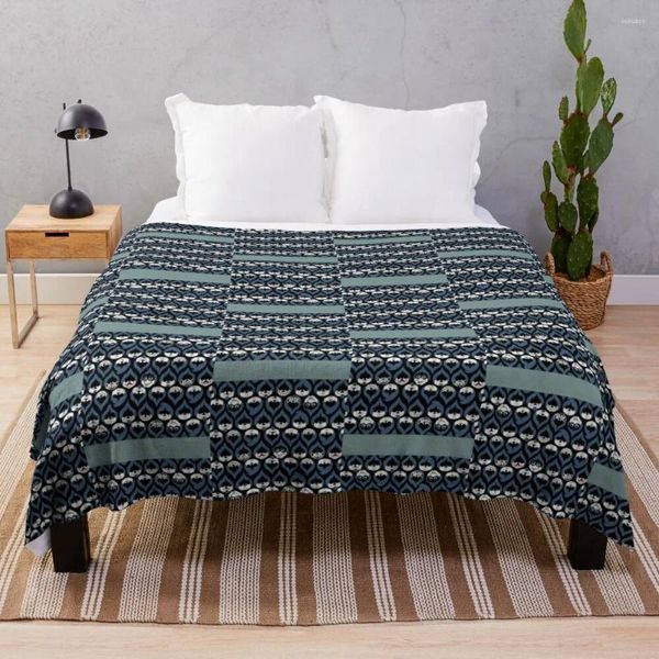 Mantas Deltarune - Lancer Face Drop Pattern Chiffon Top Throw Manta delgada para sofá Soft Plush Plaid