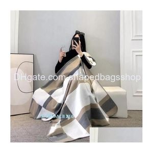 Couvertures Designer Cachemire Luxe Lettre Accueil Voyage Jeter Été Climatiseur Couverture Serviette De Plage Femmes Doux Châle Drop Livrer Dh4bb