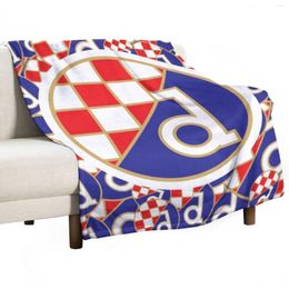 Dekens Dinamo Zagreb Kroatisch voetbal van Maskimir Hrvatska Gooi deken Decoratieve slaapbank Modieus