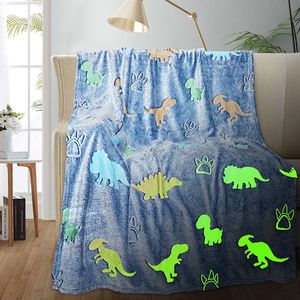 Couvertures Dinosaure Licorne Couverture Lumineuse Anniversaire Pour Enfants Chambre Sirène Papillon Jouet Doux Confortable Cadeau Magique 230914