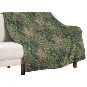 Dekens stip 44 Duits camouflage patroon gooien deken sofa gigantische luxe ontwerper voor baby
