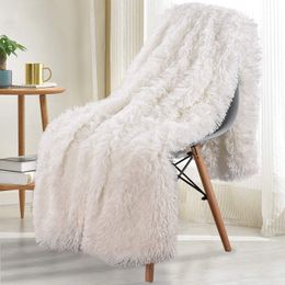Couvertures Double couche en peluche chaud hiver jeter couverture maison couvre-lit sur le lit plaid chaise serviette canapé couverture agneau lit couvertures et jette 230920