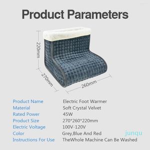 Dekens Elektrische voet warmer verwarming USB Laadvermogen Besparende warme deksel verwarmingskussens voor thuis slaapkamer slapend deken 022